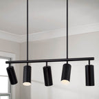 Capital Lighting Robbie 40'' W X 11.25'' H 5-light Adjustable Linear Chandelier In Aged Brass With Matte White Interior And Repositional Metal Shades