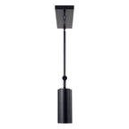 Capital Lighting 861751MB Matte Black 40'' W X 11.25'' H 5-light Adjustable Linear Chandelier In Matte Black With Matte White Interior And Repositional Metal Shades Image 3