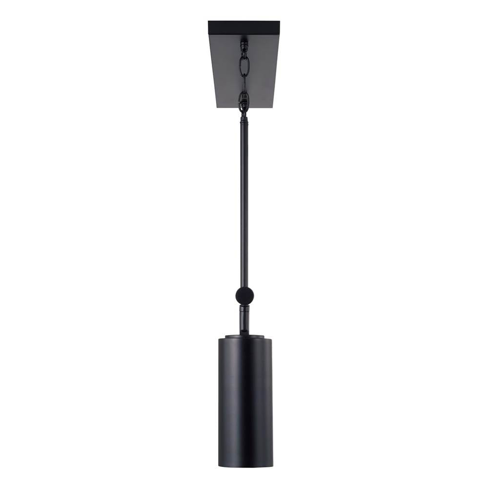 Capital Lighting 861751MB Matte Black 40'' W X 11.25'' H 5-light Adjustable Linear Chandelier In Matte Black With Matte White Interior And Repositional Metal Shades Image 3
