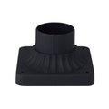 Capital Lighting Outdoor 6'' W X 3.5'' H Outdoor Pier Mount Flange In Black