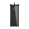 Capital Lighting 934611BK-GL Black 6''w X 15''h Outdoor 1-light Clear Glass Dark Sky Wall Lantern In Black Image 1