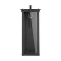 Capital Lighting 934641BK-GL Black 11''w X 29''h Minimal Light Pollution Outdoor Wall Lantern In Black With Clear Glass Image 1