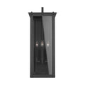 Capital Lighting 934642BK Black 14''w X 36''h Outdoor 4-light Clear Glass Wall Lantern In Black Image 1