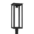 Capital Lighting 934643BK-GL Black 11''w X 29''h 1-light Post Lantern In Black With Clear Glass Gu Twist Lock Night Sky Friendly Image 1