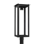 Capital Lighting 934643BK-GL Black 11''w X 29''h 1-light Post Lantern In Black With Clear Glass Gu Twist Lock Night Sky Friendly Image 1