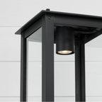 Capital Lighting 934643BK-GL Black 11''w X 29''h 1-light Post Lantern In Black With Clear Glass Gu Twist Lock Night Sky Friendly Image 4