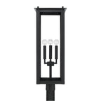 Capital Lighting 934643BK Black 11''w X 29''h 4-light Post Lantern In Black With Clear Glass Image 3