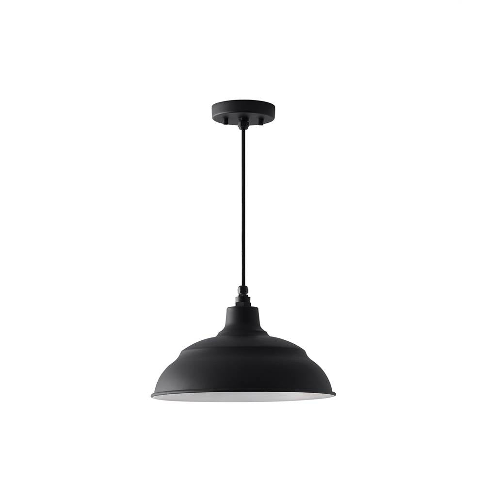 Capital Lighting Rlm 14'' W X 8'' H Rlm 1-light Outdoor Hanging Lantern In Black