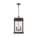 Capital Lighting 936823OZ Oiled Bronze 12'' W X 20'' H 2-light Antiqued Glass Outdoor Hanging Lantern In Oiled Bronze Image 2