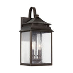 Capital Lighting 936921OZ Oiled Bronze 8.5''w X 18''h 2-light Antiqued Water Glass Outdoor Wall Lantern In Oiled Bronze Image 1