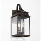 Capital Lighting 936921OZ Oiled Bronze 8.5''w X 18''h 2-light Antiqued Water Glass Outdoor Wall Lantern In Oiled Bronze Image 5