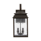 Capital Lighting 936921OZ Oiled Bronze 8.5''w X 18''h 2-light Antiqued Water Glass Outdoor Wall Lantern In Oiled Bronze Image 4