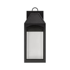 Capital Lighting Burton 8'' W X 20.5'' H Outdoor 1-light Night Sky Medium Wall Lantern In Black With Clear Glass