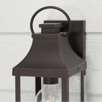 Capital Lighting 946411OZ Oiled Bronze 6'' W X 17'' H Outdoor 1-light Small Wall Lantern In Oiled Bronze With Clear Glass Image 3
