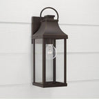 Capital Lighting 946411OZ Oiled Bronze 6'' W X 17'' H Outdoor 1-light Small Wall Lantern In Oiled Bronze With Clear Glass Image 2