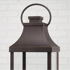 Capital Lighting 946432OZ Oiled Bronze 8'' W X 27'' H Outdoor 3-light Post Lantern In Oiled Bronze With Clear Glass And Fits 3inch Post (sold Separately) Image 3