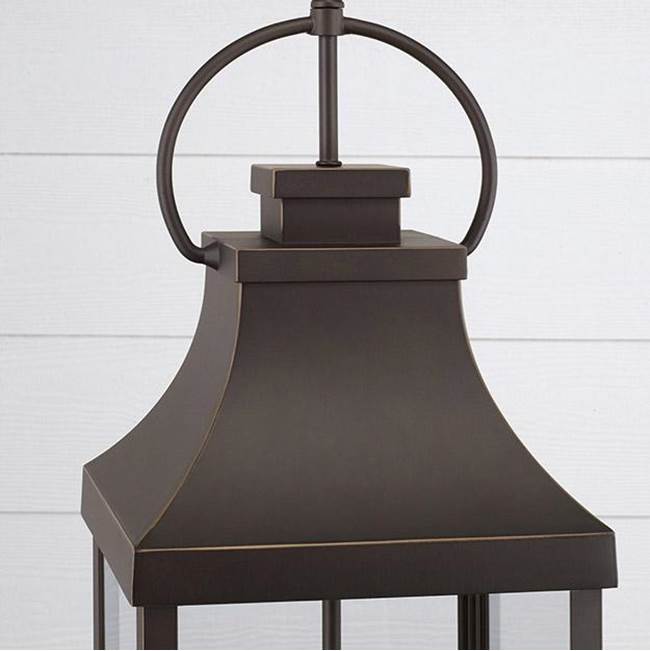 Capital Lighting 946442OZ Oiled Bronze 9'' W X 29.5'' H Outdoor 4-light Hanging Lantern In Oiled Bronze With Clear Glass Image 3