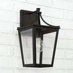 Capital Lighting 947911BK Black 7.5''w X 14.25''h 1-light Outdoor Wall Lantern In Black With Clear Glass Image 4
