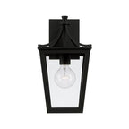 Capital Lighting 947911BK Black 7.5''w X 14.25''h 1-light Outdoor Wall Lantern In Black With Clear Glass Image 3