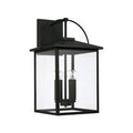 Capital Lighting 948041BK Black 13.25''w X 22.75''h 4-light Outdoor Wall Lantern In Black With Clear Glass Image 1