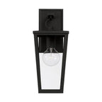 Capital Lighting 948111BK Black 6.25''w X 15.5''h 1-light Outdoor Wall Lantern In Black With Clear Glass Panels Image 3