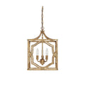 Capital Lighting Blakely 12'' W X 18'' H 3-light Lantern Foyer Pendant In Antique Gold