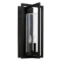 Capital Lighting 948221BK Black 9.5''w X 20''h 2-light Outdoor Wall Lantern In Black With Clear Glass Cylinder Image 1