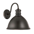 Capital Lighting Outdoor 13''w X 14.5''h Outdoor 1-light Outdoor Wall Lantern With Metal Shade In Old Bronze