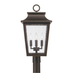Capital Lighting 953345OZ Oiled Bronze 13''w X 23.75''h 4-light Outdoor Tapered Post Lantern In Oiled Bronze With Ripple Glass Image 2