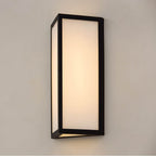 Capital Lighting 954711BK-LD Black 7.5'' W X 15.25'' H Integrated Led Outdoor Wall Lantern In Black With Painted White Glass Image 3