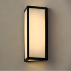 Capital Lighting 954711BK-LD Black 7.5'' W X 15.25'' H Integrated Led Outdoor Wall Lantern In Black With Painted White Glass Image 2
