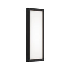 Capital Lighting 954711BK-LD Black 7.5'' W X 15.25'' H Integrated Led Outdoor Wall Lantern In Black With Painted White Glass Image 4