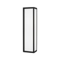 Capital Lighting 954721BK-LD Black 7.5'' W X 22.5'' H Integrated Led Outdoor Wall Lantern In Black With Painted White Glass Image 1