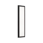 Capital Lighting 954721BK-LD Black 7.5'' W X 22.5'' H Integrated Led Outdoor Wall Lantern In Black With Painted White Glass Image 2