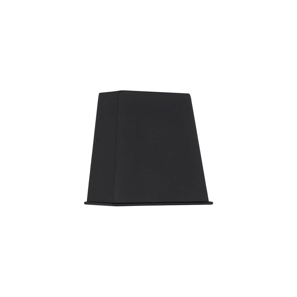 Capital Lighting 955011BK-LD Black 7.5'' H X 7.5'' W Integrated Led Outdoor Night Sky Friendly Enclosed Rectangular Wall Lantern In Black Image 1