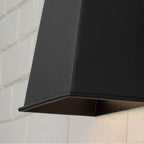 Capital Lighting 955011BK-LD Black 7.5'' H X 7.5'' W Integrated Led Outdoor Night Sky Friendly Enclosed Rectangular Wall Lantern In Black Image 4