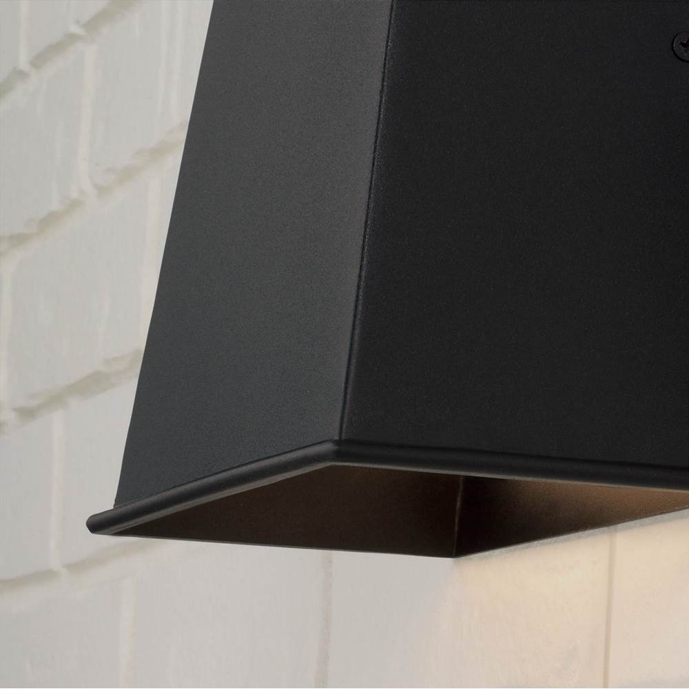 Capital Lighting 955011BK-LD Black 7.5'' H X 7.5'' W Integrated Led Outdoor Night Sky Friendly Enclosed Rectangular Wall Lantern In Black Image 4