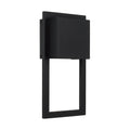 Capital Lighting 956011BK-GL Black 15'' H X 8'' W Gu Twist Lock 1-light Outdoor Ada Night Sky Friendly Wall Lantern Image 1