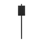 Capital Lighting 956012BK-GL Black 20'' H X 8'' W Gu Twist Lock 1-light Outdoor Ada Night Sky Friendly Wall Lantern Image 2
