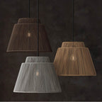 Capital Lighting 956311UK Umber,Black 25'' W X 17.25'' H 1-light Indoor Outdoor Pendant In Matte Black And Hand-wrapped Umber Resin Rope Image 2