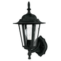 Capital Lighting Outdoor 7''w X 15''h Outdoor 1-light Clear Glass Outdoor Wall Lantern In Black