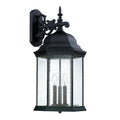 Capital Lighting Main Street 12''w X 25.5''h 3-light Antiqued Glass Outdoor Wall Lantern