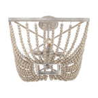 Capital Lighting 9D294A Mystic Sand 17'' W X 13'' H In Mystic Sand With Wooden Beads Image 2