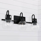 Capital Lighting AA1007MB Matte Black 24'' W X 11'' H X 6.5'' E Vanity In Matte Black Image 4