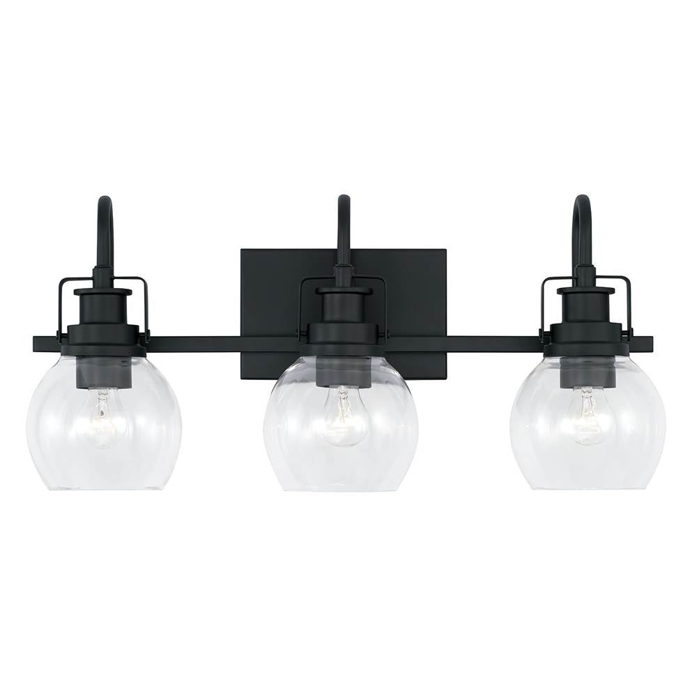 Capital Lighting Buxton 24'' W X 11'' H X 6.5'' E Vanity In Matte Black