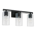 Capital Lighting AA1008MB Matte Black 18'' W X 9'' H X 6'' E Vanity In Matte Black Image 1