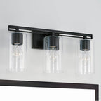 Capital Lighting AA1008MB Matte Black 18'' W X 9'' H X 6'' E Vanity In Matte Black Image 4