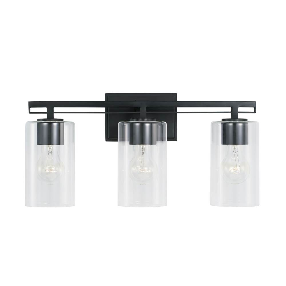 Capital Lighting Shelton 18'' W X 9'' H X 6'' E Vanity In Matte Black