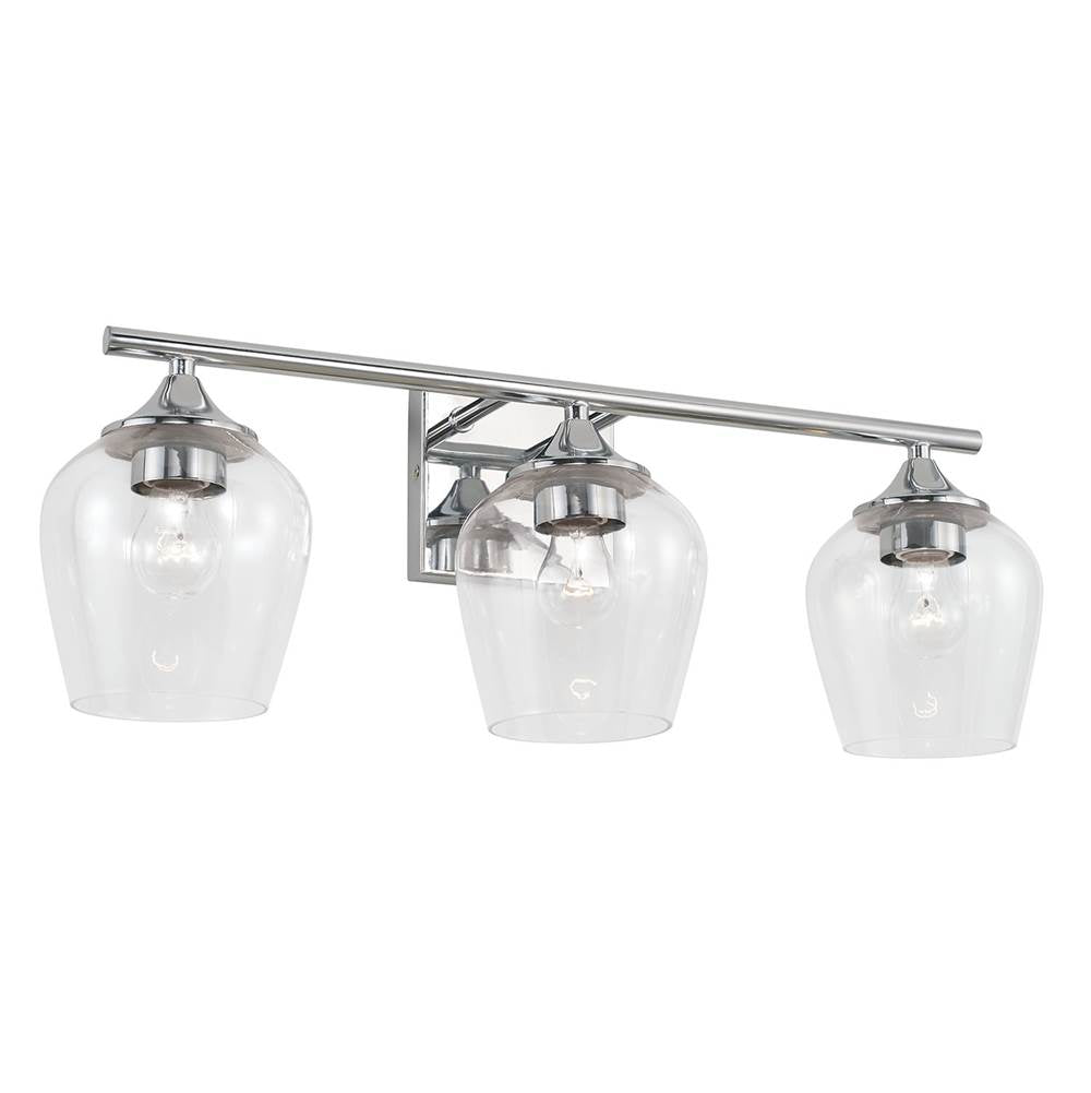 Capital Lighting AA1009CH Chrome 24'' W X 9'' H X 7'' E Vanity In Chrome Image 1