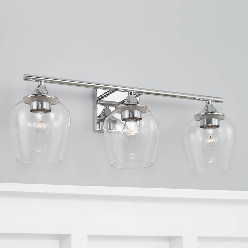 Capital Lighting AA1009CH Chrome 24'' W X 9'' H X 7'' E Vanity In Chrome Image 4